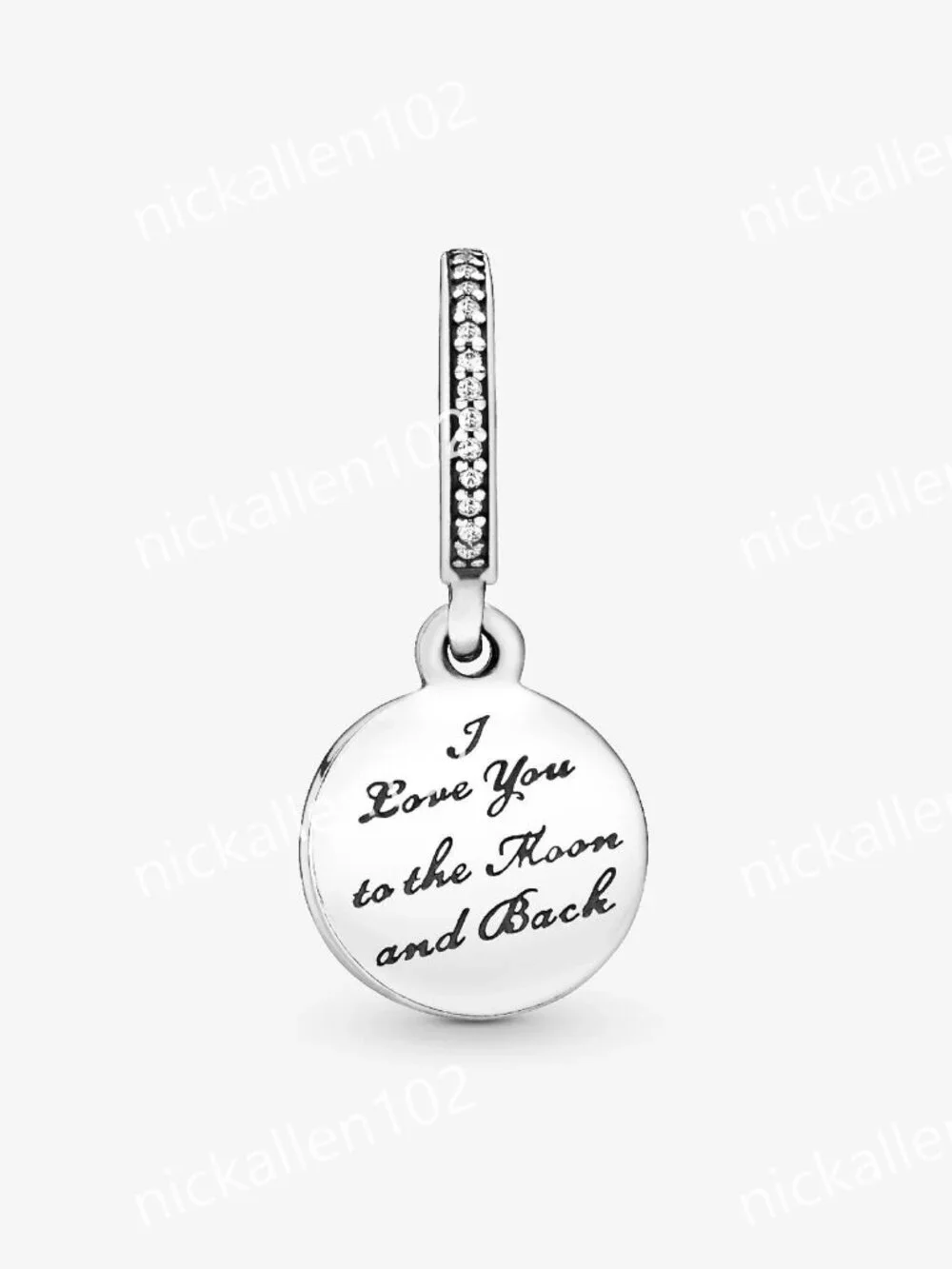 Pandora Moon & Blue Sky Dangle Charm